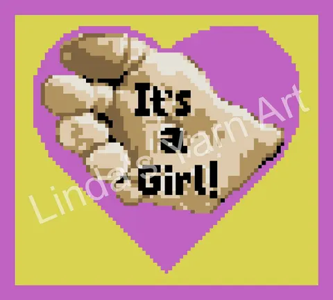 It's A Girl Pillow