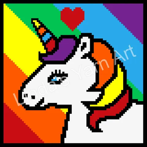 Rainbow Unicorn C2C