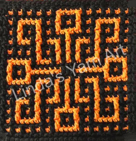 Mosaic Knots Pot Holder
