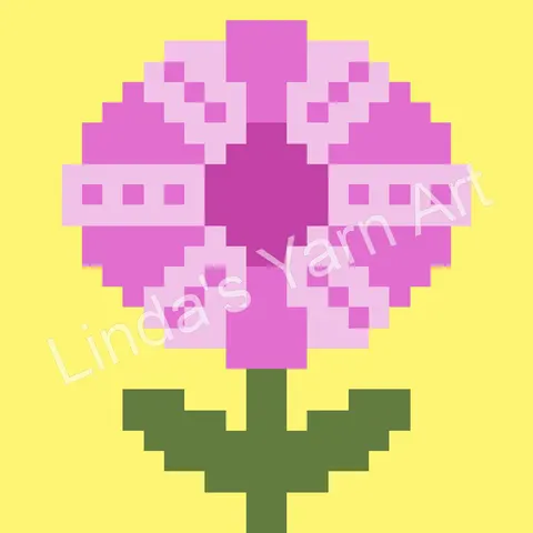 Flower C2C Pillow