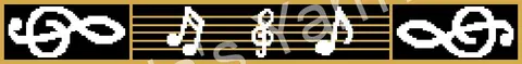 Music Notes Scarf