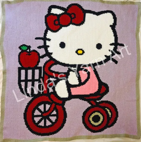 Hello Kitty on Trike
