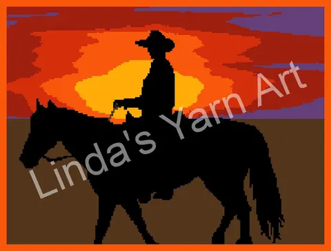Cowboy Sunset