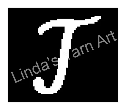 Monogram Cursive J