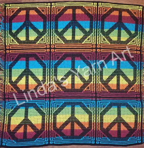 Mosaic Peace Signs