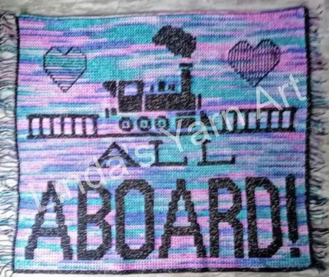 Mosaic All Aboard Train