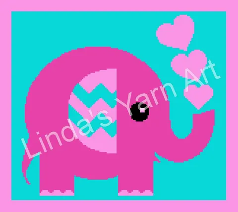 Baby Elephant Chevron