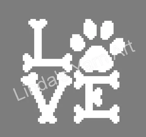 Love Paw Pillow