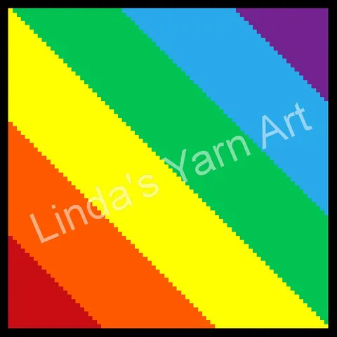 Rainbow Stripes Pillow