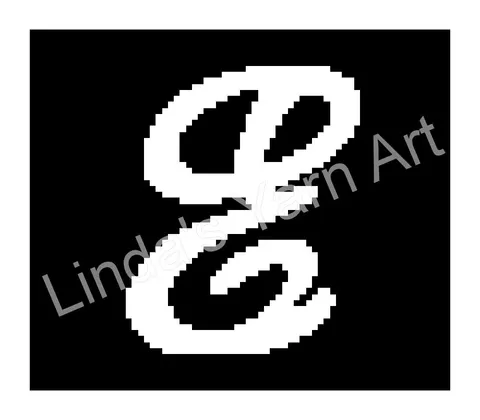 Monogram Cursive E