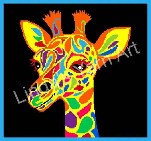 Rainbow Giraffe
