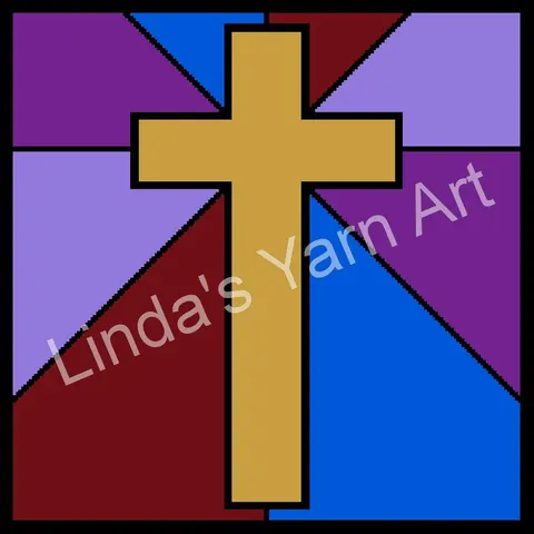 Stained Glass Cross