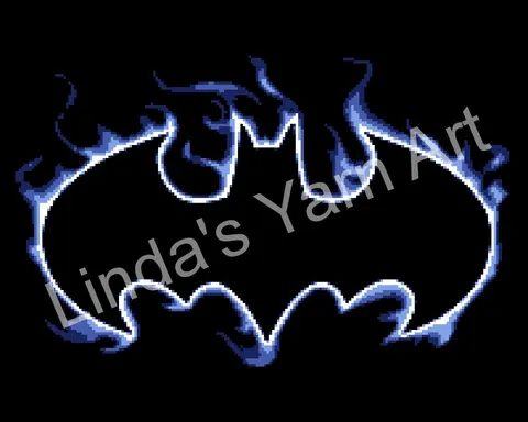 Batman Blue Fire
