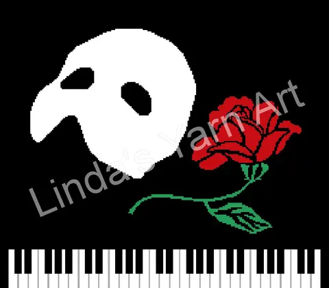 Phantom Piano & Rose