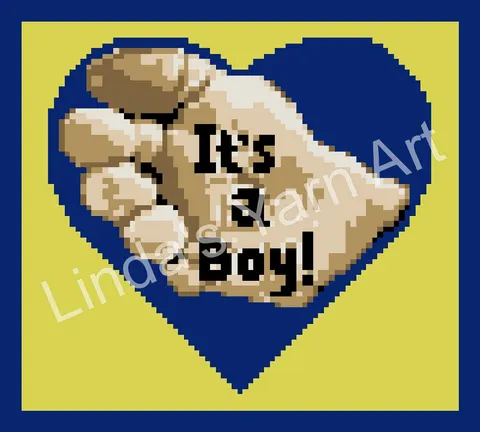 It's A Boy Pillow