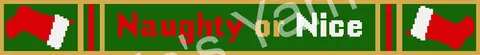 Naughty or Nice Scarf