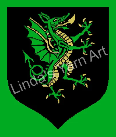 Dragon Shield Green & Gold