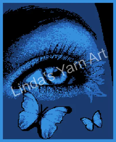 Blue Eye Butterflies