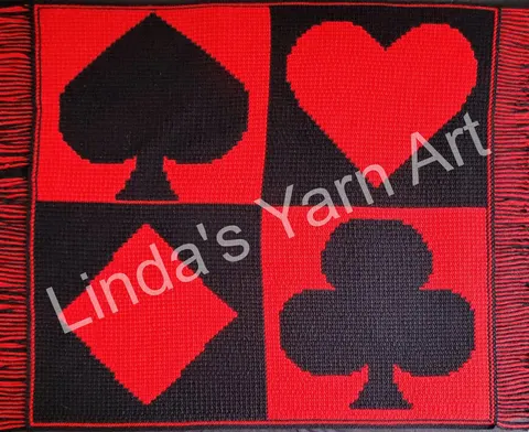 Mosaic Card Suits