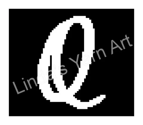 Monogram Cursive Q