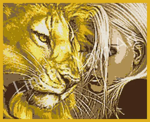 Lion and Lady