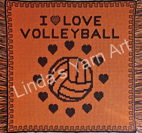 Mosaic I Love Volleyball