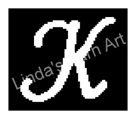 Monogram Cursive K