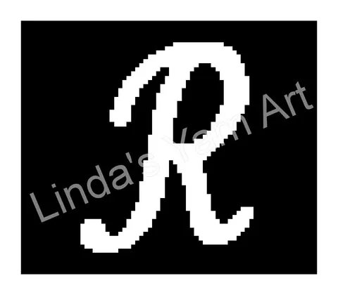 Monogram Cursive R
