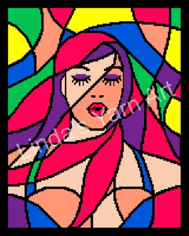 Stained Glass Goddess