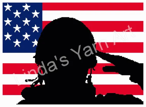 Saluting Soldier