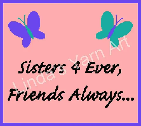 Sisters 4Ever Butterflies