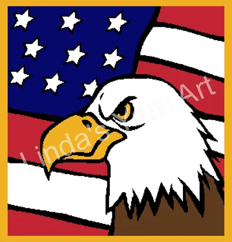 Bald Eagle Flag