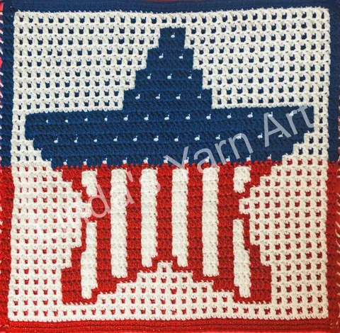 Mosaic Patriotic Star