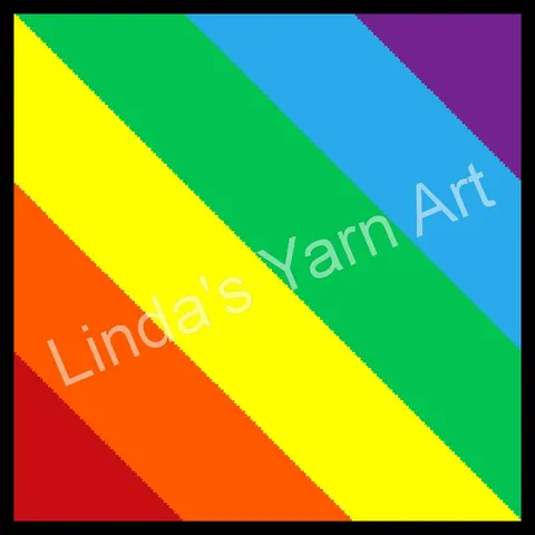 Rainbow Stripes Blanket