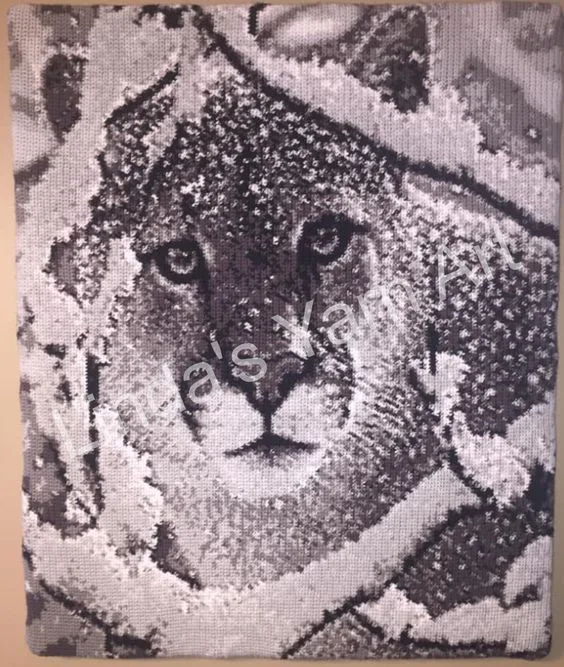 COUGAR IN SNOW SC BARBARA KINGERY