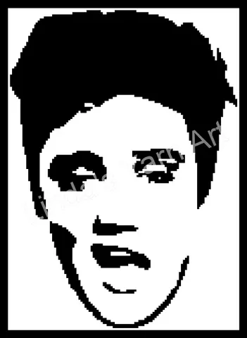 Elvis B&W