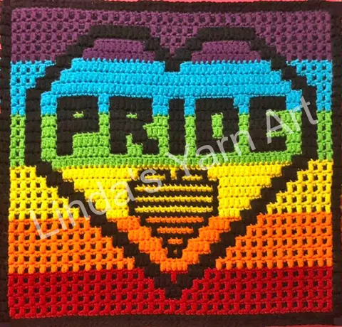Mosaic Pride RB Heart