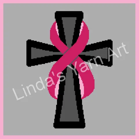 Awareness Ribbon & Cross